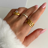 Chubby Square-Cut Ring