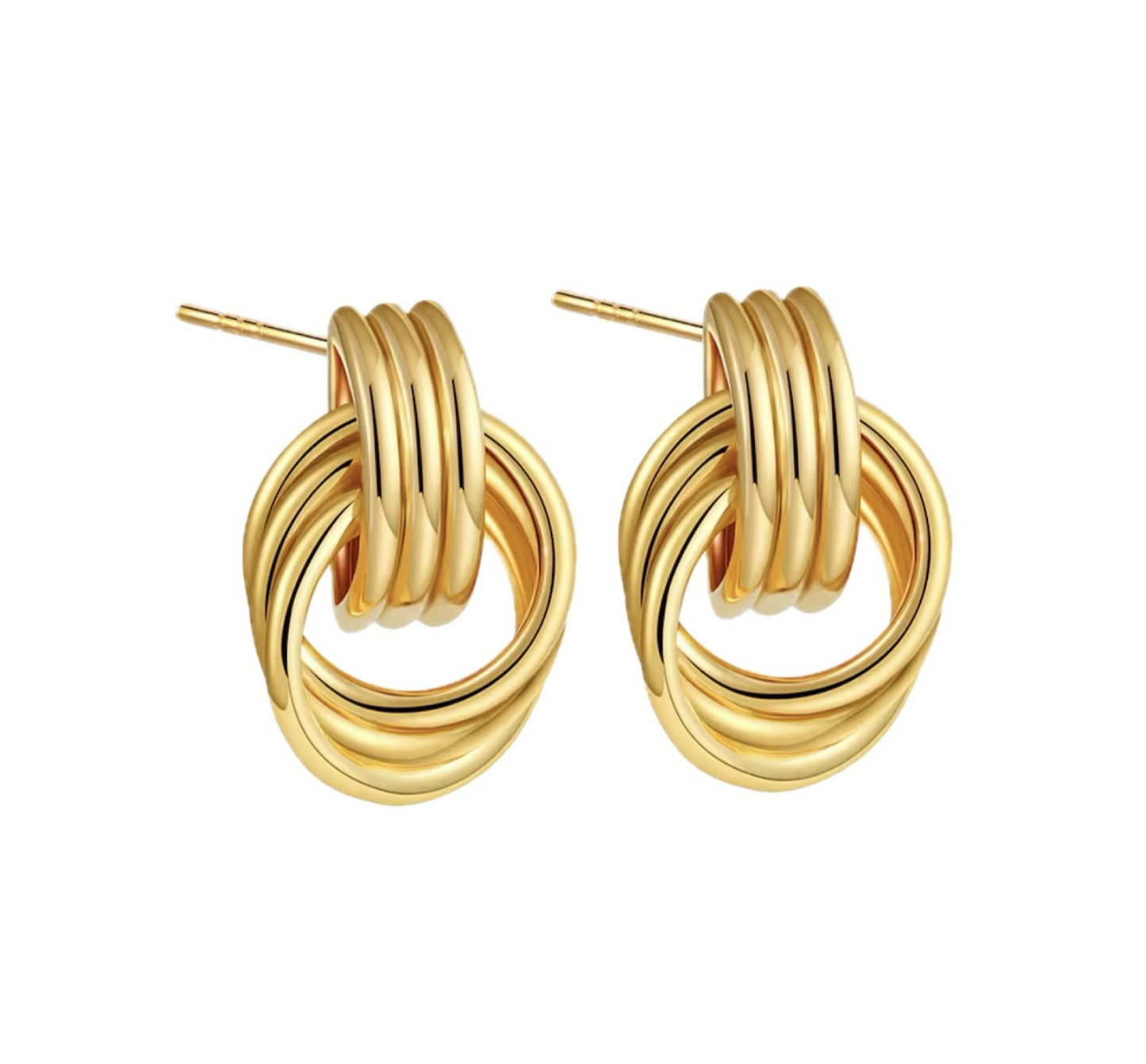 Small Interlocking Earrings