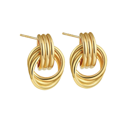 Small Interlocking Earrings