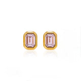 Emerald-Cut Stud