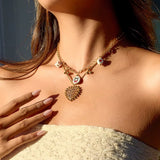 Cherry Belle Love Charm Necklace