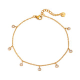 Sparkling Drop Anklet