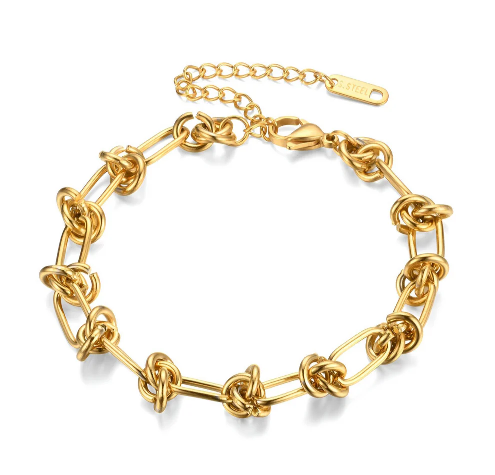 Knots Link Chain Bracelet