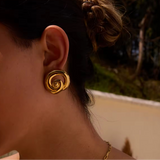 Classic Spiral Stud Earrings