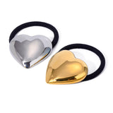 Heart Metal Ponytail Cuff