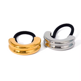 Small Double Chunky Metal Ponytail Cuff