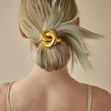 Small Knot Metal Ponytail Cuff