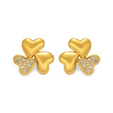 Lucky Heart Studs