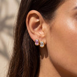 Emerald-Cut Stud