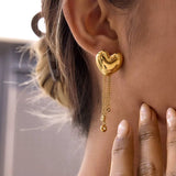 Heartfall Drops Earrings