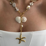 Étoile Marine Lariat Necklace