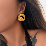 Classic Spiral Stud Earrings