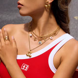 Cherry Belle Love Charm Necklace