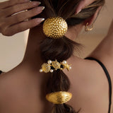 Texturizing Metal Ponytail Cuff