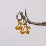 Multicolor Cherry Belle Hoops