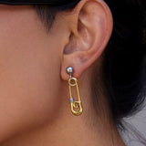 Safety Pin Earrings