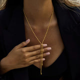 Beads Lariat Necklace