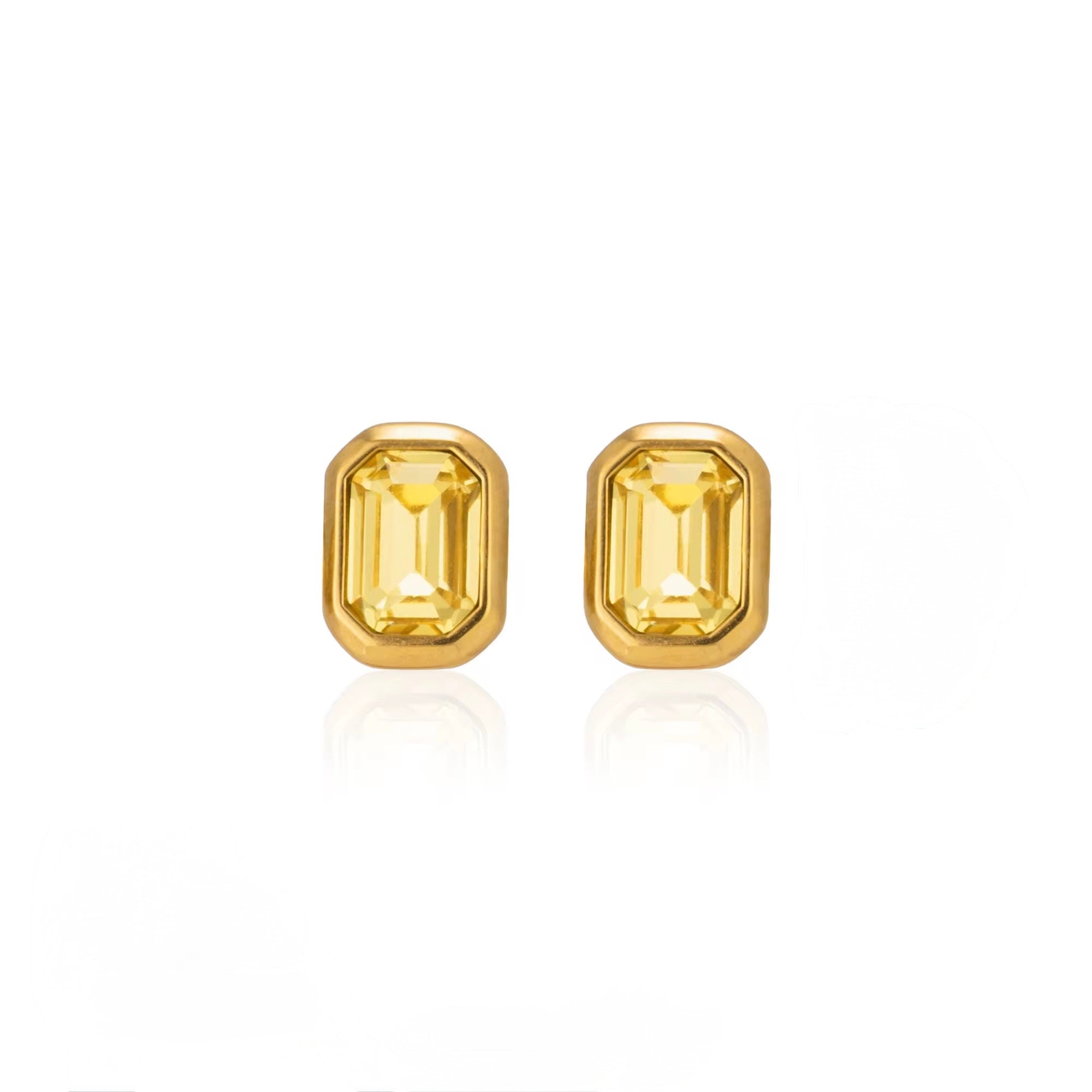 Emerald-Cut Stud