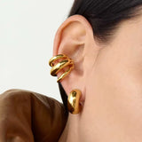 Bold Arc Ear Cuffs