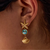 Shella Azur Drop Earrings