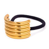 Small Five Line Metal Ponytail Cuff