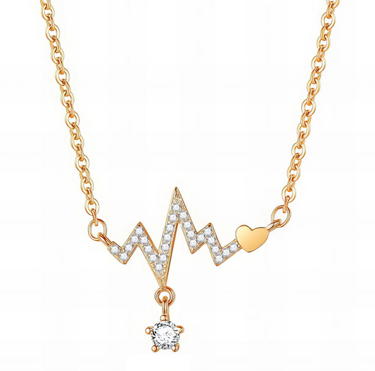 Sparkling Heartbeat Necklace