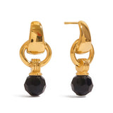 Royal Ebony Drop Earrings