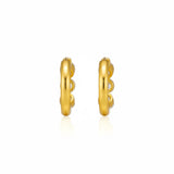 Round Cut Huggies Hoops